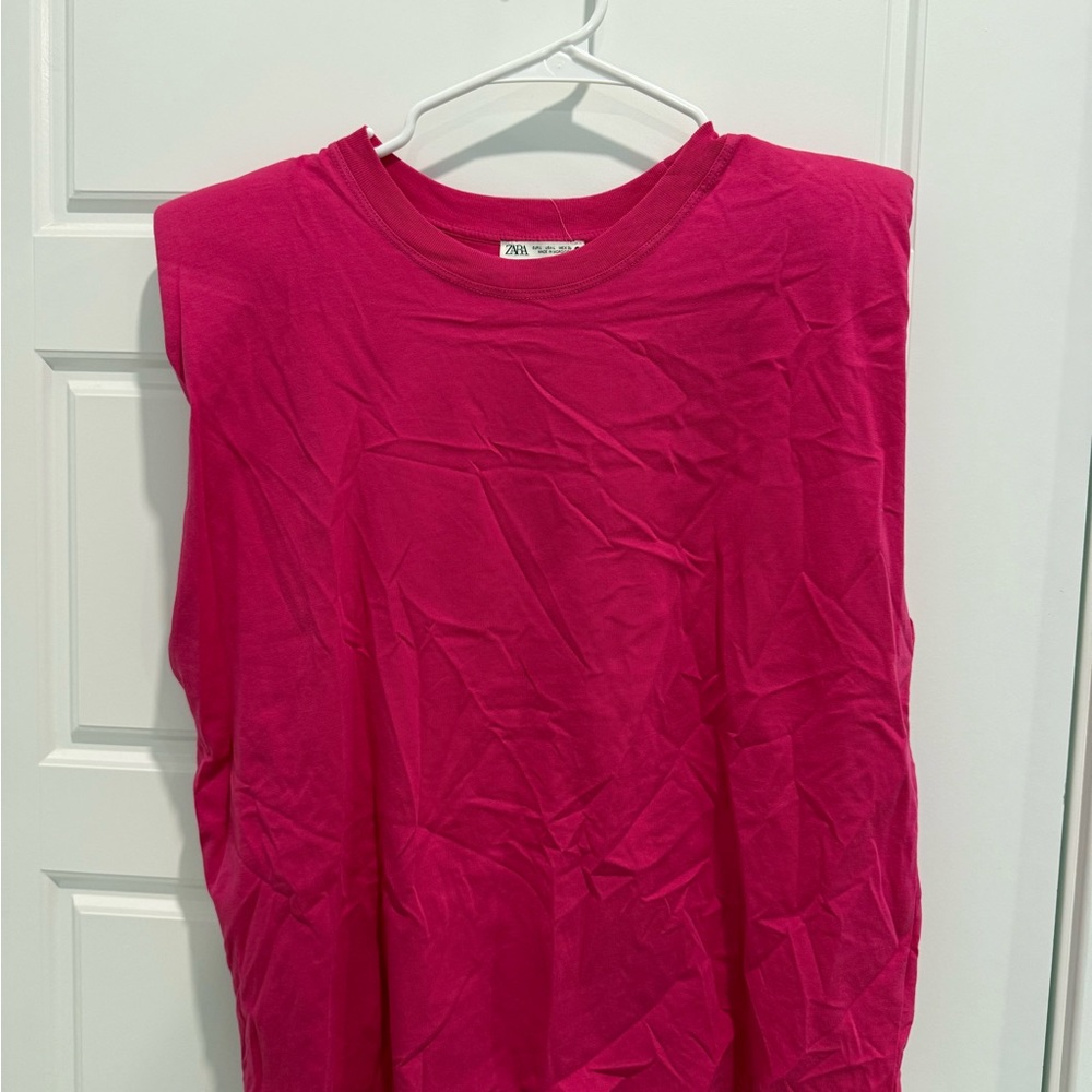 Zara Fuchsia Muscle Tee